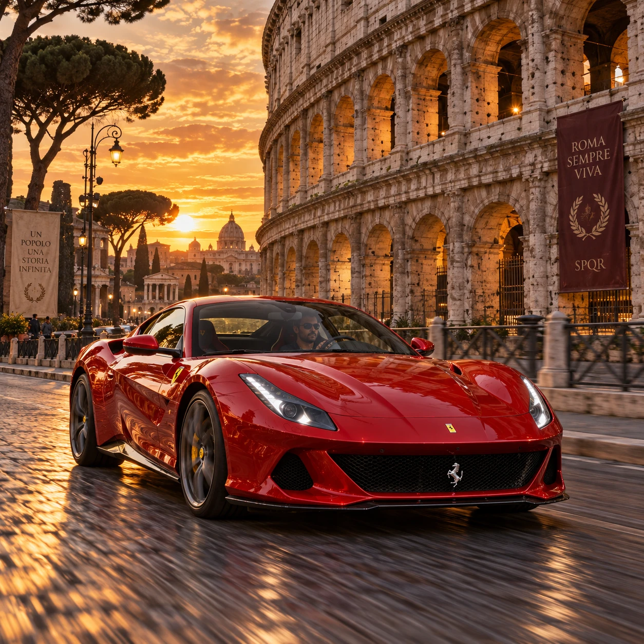 Guidare Una Ferrari A Roma Nel 2026 Itinerari Esclusivi Tra Centro Storico E Appia Antica